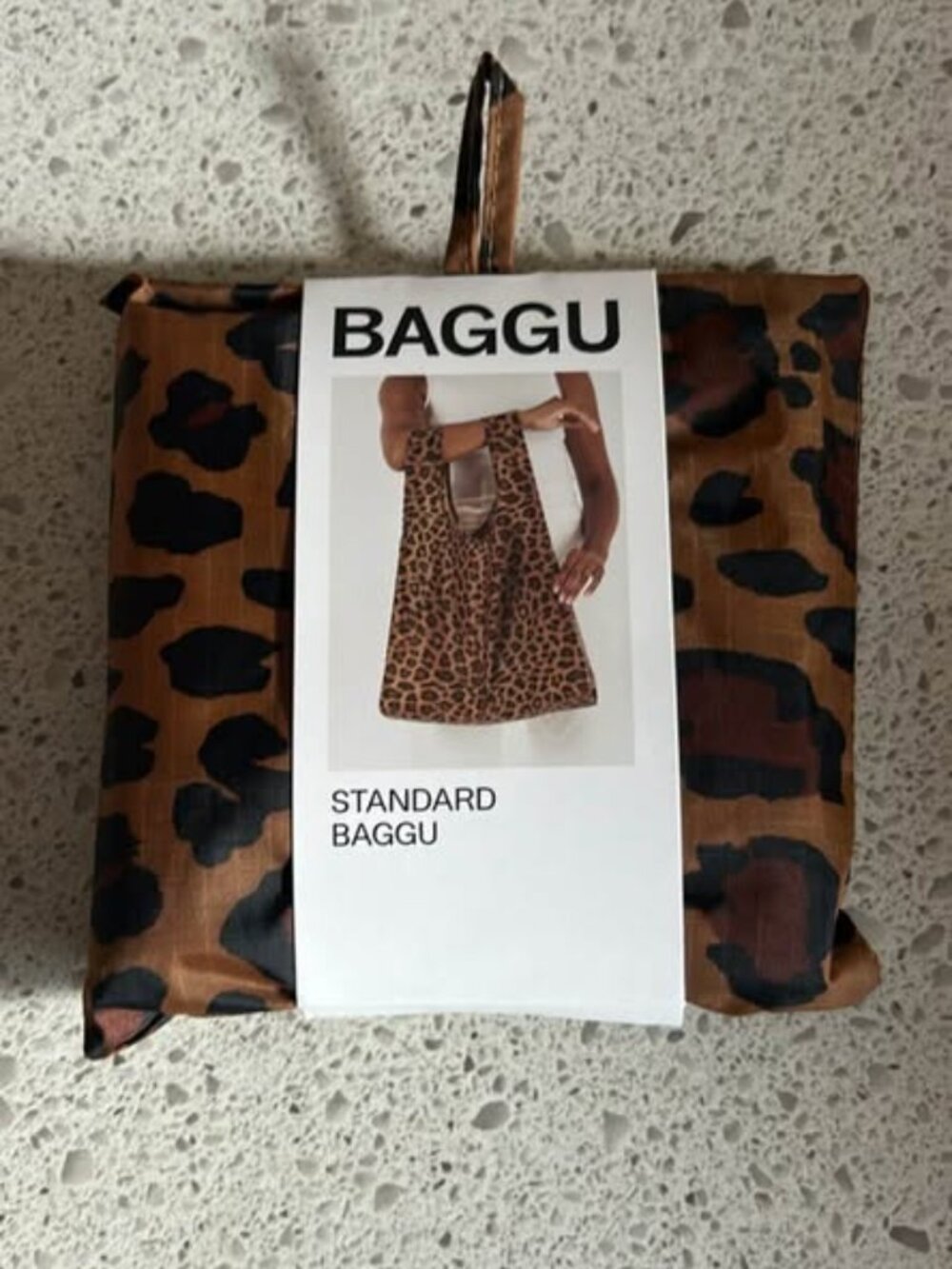 Baggu Standard Leopard Print Bag